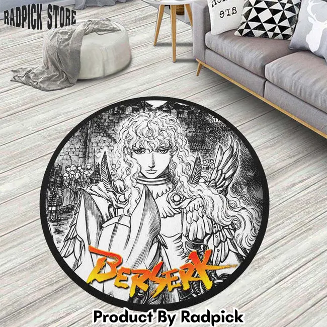 Griffith round rug custom berserk anime circle carpet  rp5953921